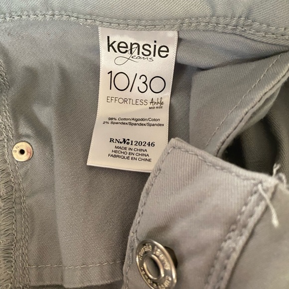 Kensie Brushed Denim Jeans Size 10 - Picture 5 of 6